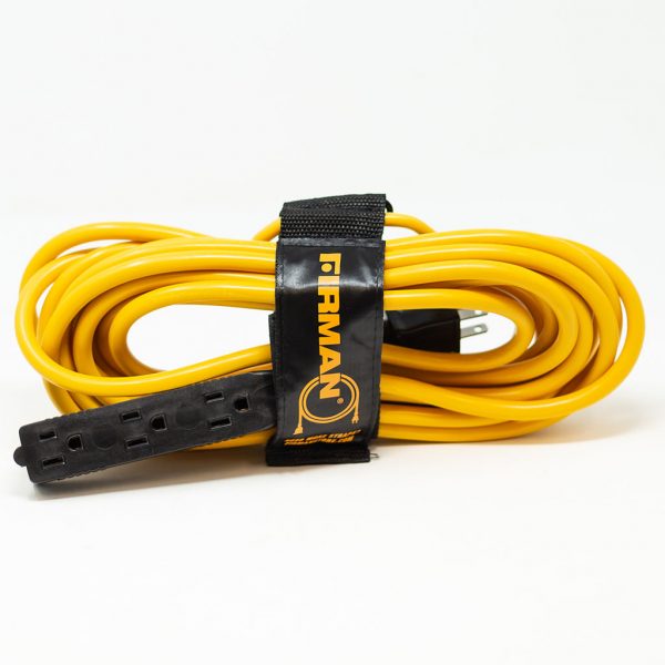 FIRMAN 2015 - 25 FT POWER CORD WITH TRIPLE TAP AND STORAGE STRAP-American Camp Supply